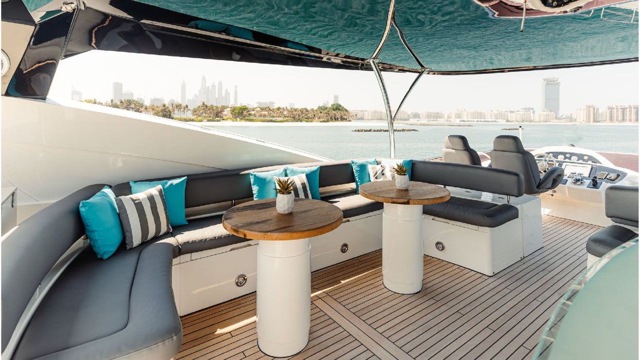 Dubai Premium Yacht Charter 90ft(28m) 20 Person Capacity