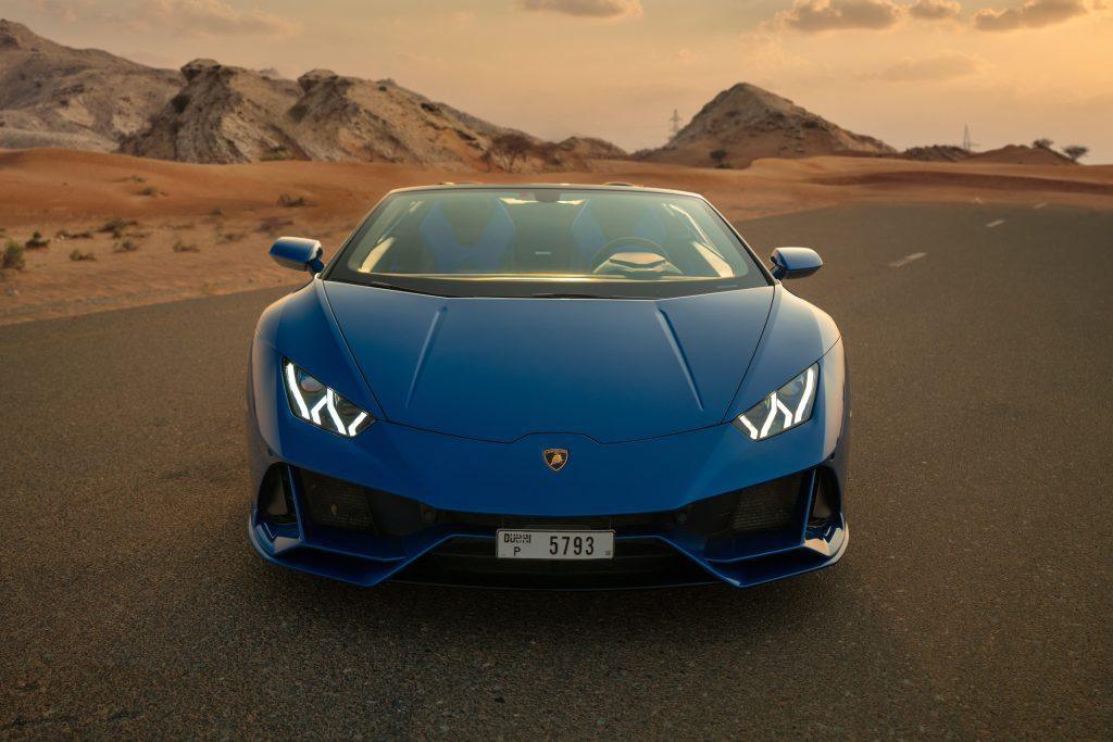 Lamborghini Huracan Evo Spyder Blue