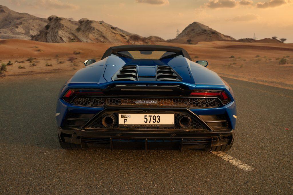 Lamborghini Huracan Evo Spyder Blue