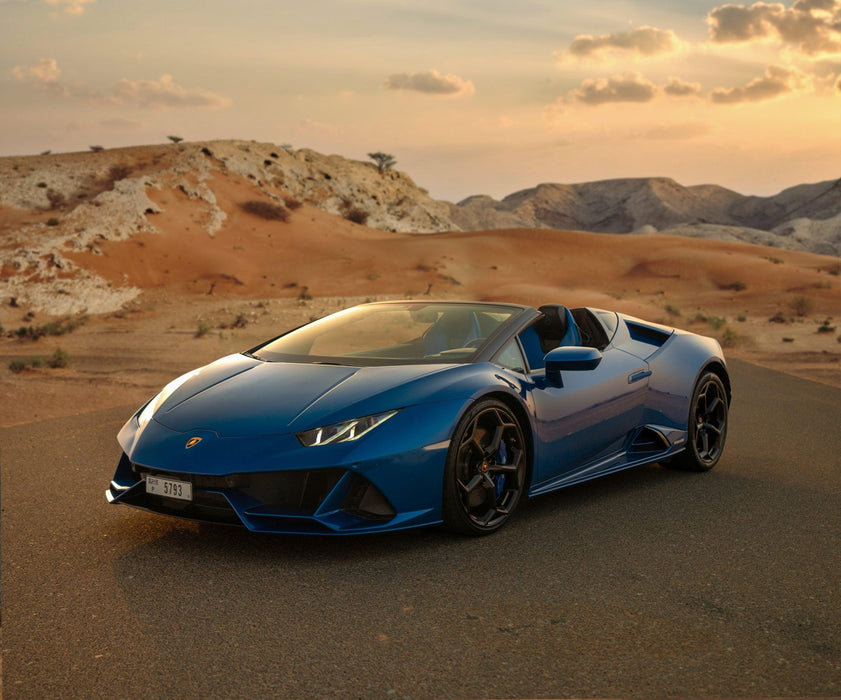 Lamborghini Huracan Evo Spyder Blue